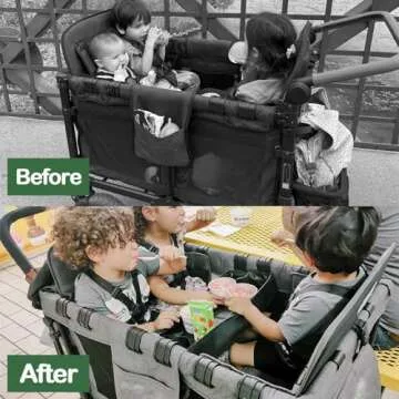 Double Sided Stroller Snacks Tray for Wonderfold W4