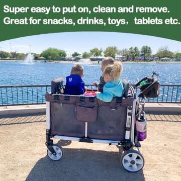 Double Sided Stroller Snacks Tray for Wonderfold W4