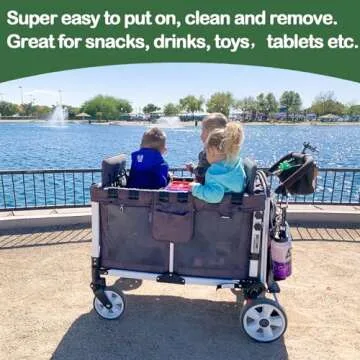 Double Sided Stroller Snacks Tray for Wonderfold W4