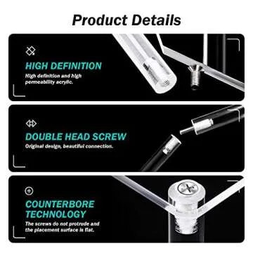 Acrylic Display Risers,Clear Shelf 3 Tier Cupcake Display Stand Steps for Food Desserts Stand Perfume Organizer Funko POP Collections，Small Mini Display Stand for Organizer and Decoration(12x8x6Inch)