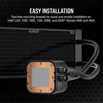 Corsair H100x RGB Elite Liquid CPU Cooler for RGB Builds