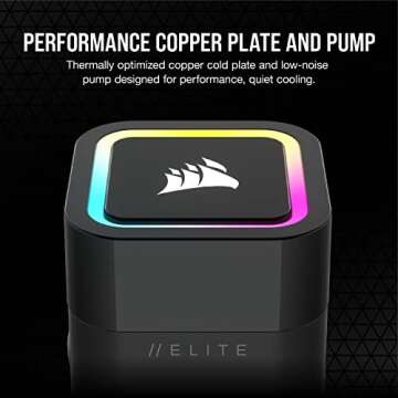 Corsair H100x RGB Elite Liquid CPU Cooler for RGB Builds