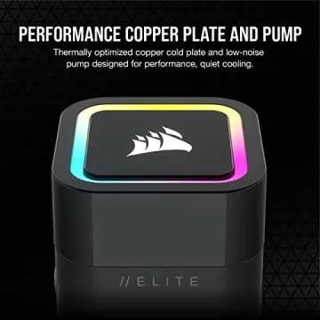Corsair H100x RGB Elite Liquid CPU Cooler for RGB Builds