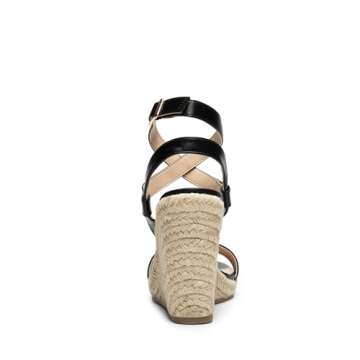 DREAM PAIRS Womens Open Toe Espadrilles Dressy Platform Sandals Buckle Ankle Strap Stylish Wedges Sandals