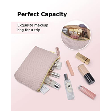 BAGSMART Elegant Cosmetic Bag for Travel and Daily Use