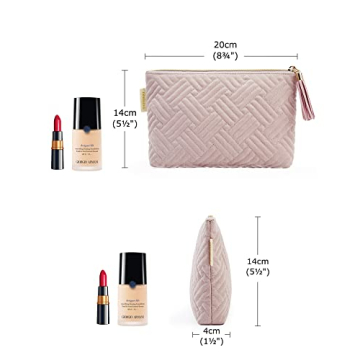 BAGSMART Elegant Cosmetic Bag for Travel and Daily Use