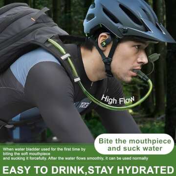 CHERAINTI 3L Leak-Proof Hydration Bladder for Outdoor Use