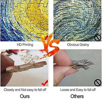 Wobehsk Wood Puzzle for Adults - Art & Fun in 500 Pieces