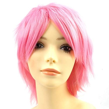 Modernfairy Anime Halloween Wig Pink - Versatile Cosplay Party Accessory