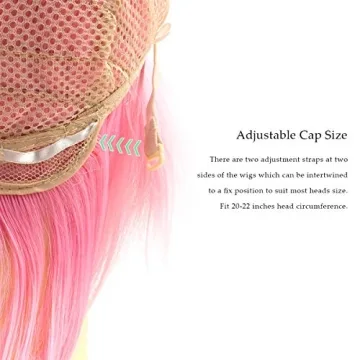 Modernfairy Pink Anime Wig for Fun Cosplay Halloween