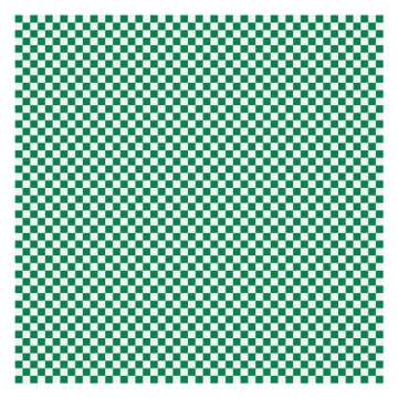 Hoffmaster 110857 Basket Liner/Sandwich Wrap, Green and White Check, 12" x 12" (Pack of 2000)