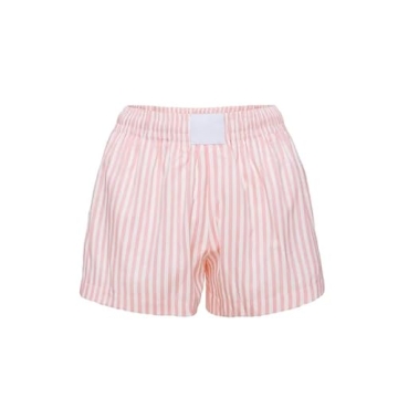 Y2k Cute Striped Boxer Shorts - Stylish Comfort for Women