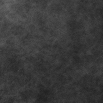 Rivet Revolve Modern Leather Sofa Couch - 80" Black