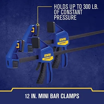 Reliable IRWIN QUICK-GRIP Clamps for Woodworking Set