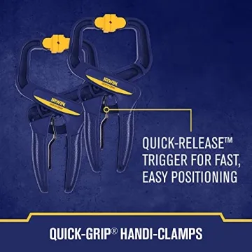 Reliable IRWIN QUICK-GRIP Clamps for Woodworking Set