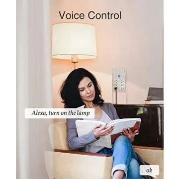 GHome Smart Plug Outlet Extender, USB Wall Charger with 3 Individual Smart Outlets and 3 Smart USB P...