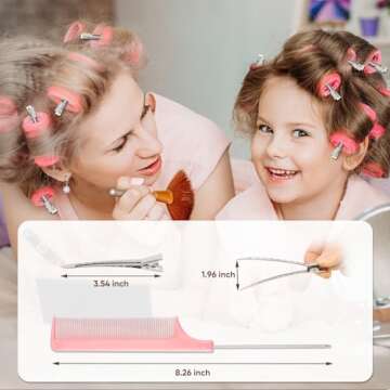 Heavy-Duty Hair Clips for Rollers, 24 pcs - Perfect for All Styling