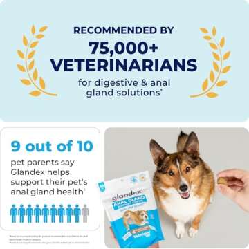 Vetnique Labs Glandex Chews for Healthy Dog Anal Glands