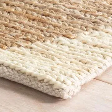 Dash and Albert Harwich Jute Area Rug 2' x 3' Durable Accent Rug