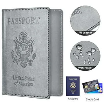 Passport and Vaccine Card Holder Combo for Travelers