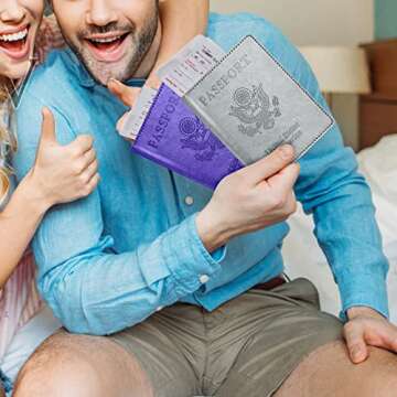 Passport and Vaccine Card Holder Combo for Travelers