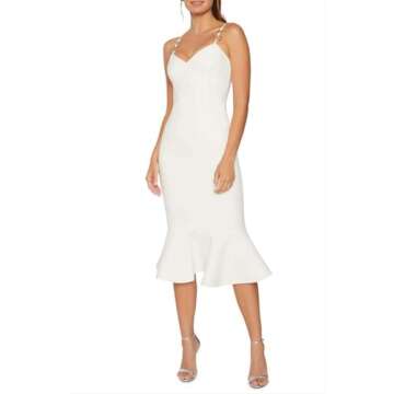 LIKELY Women's Hirsch Dress, White, 2