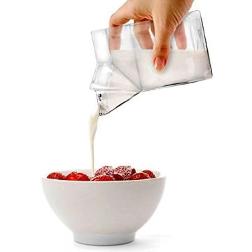 Mini Hand-Blown Glass Milk Creamer Box from Rocaware