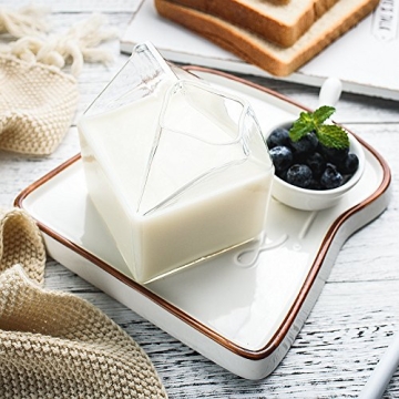 Mini Hand-Blown Glass Milk Creamer Box from Rocaware