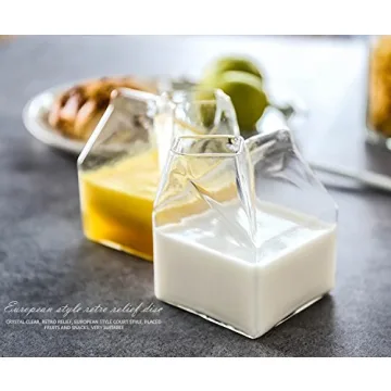 Mini Hand-Blown Glass Milk Creamer Box from Rocaware
