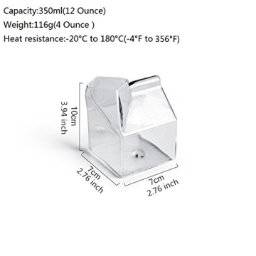 Mini Hand-Blown Glass Milk Creamer Box from Rocaware