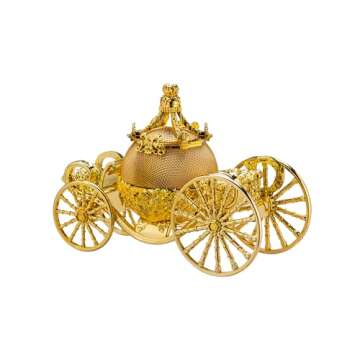 Cinderella Carriage Bluetooth Speaker - Wireless Stylish Audio Device for Princess Decor