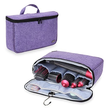 Teamoy Travel Storage Bag Compatible with Dyson Airwrap Styler, Portable Travel Organizer for Airwra...