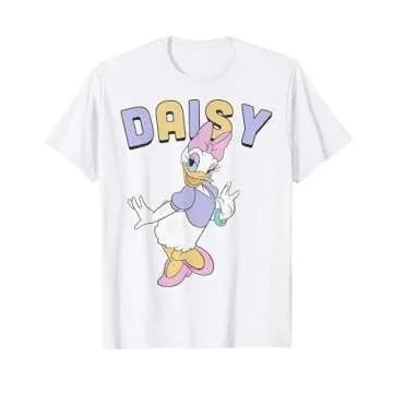 Disney Mickey And Friends Daisy Duck Simple Portrait T-Shirt