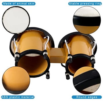 EastRock Bongo Drum Set for Kids and Adults - Perfect Percussion