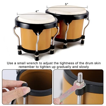 EastRock Bongo Drum Set for Kids and Adults - Perfect Percussion