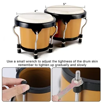 EastRock Bongo Drum Set for Kids and Adults - Perfect Percussion