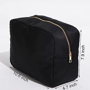 Kaymey Extra Large Cosmetic Bag for Travel and Makeup