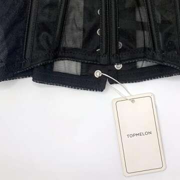TOPMELON Mesh Corset Belt Under Bustier for Women
