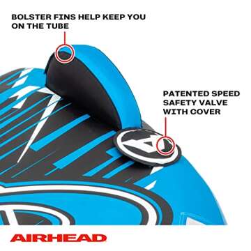 Airhead G-Force 2 Rider Towable Tube for Boating Adventure