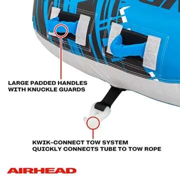 Airhead G-Force 2 Rider Towable Tube for Boating Adventure