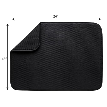 Versatile 18 In. x 24 In. Dish Drying Mat for Every Home