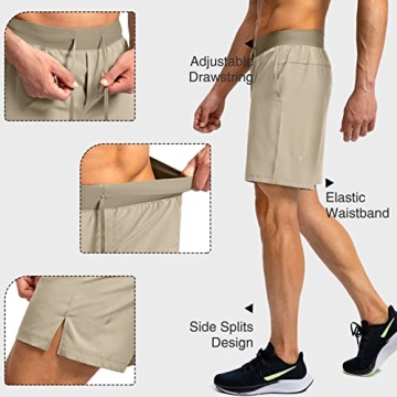 Lightweight Men's Running Shorts with Zipper Pockets