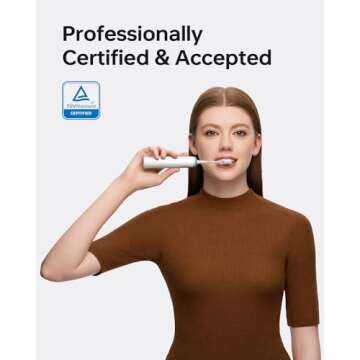 Laifen 6 Pack Toothbrush Heads for Wave Electric Toothbrush