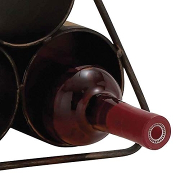 Deco 79 Metal Pyramid Wine Rack - Stylish & Functional Storage