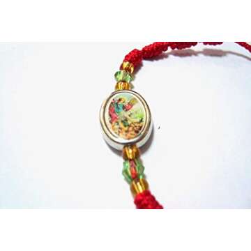 ALEX AND ELSA SAINT MICHAEL RED BRACELET FOR PROTECTION