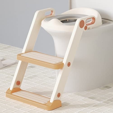 GLAF Potty Training Toilet Seat for Toddler Boys and Girls with Step Stools Ladder Potty Chair 2 in ...