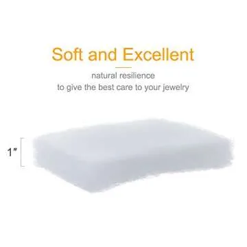 MESHA 20PC Cotton Filled Jewelry Boxes - Classic Blue Gift Packaging