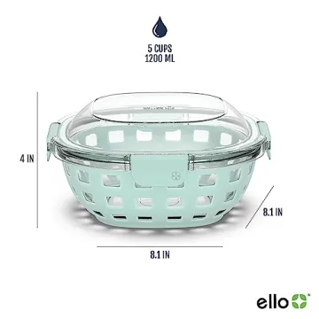 Ello DuraGlass Bowl - Stylish Meal Prep Container