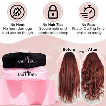 Curl Halo Heatless Curls | Eco-Friendly Overnight Curler