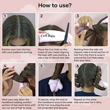 Curl Halo Heatless Curls | Eco-Friendly Overnight Curler